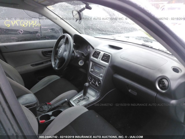 JF1GD67616H525245 - 2006 SUBARU IMPREZA 2.5I WHITE photo 5