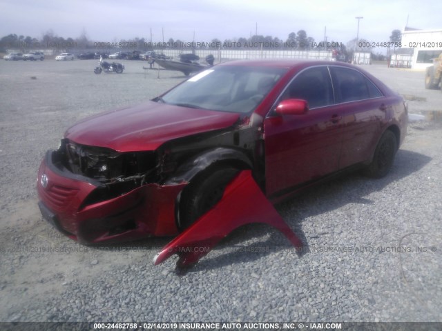 4T4BE46K47R004664 - 2007 TOYOTA CAMRY NEW GENERAT CE/LE/XLE/SE MAROON photo 2