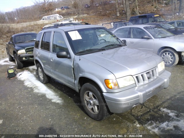 KNDJA723925149532 - 2002 KIA SPORTAGE SILVER photo 1