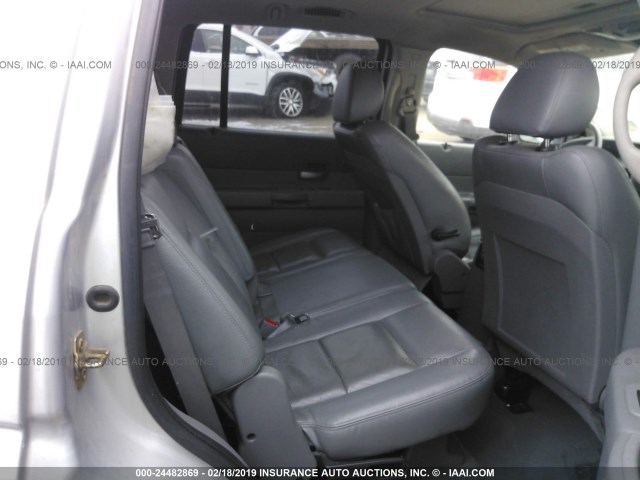 1D4HB48D64F126347 - 2004 DODGE DURANGO SLT SILVER photo 8