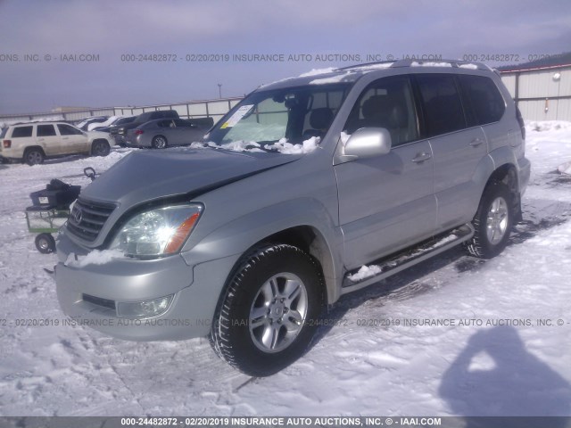 JTJBT20X650086833 - 2005 LEXUS GX 470 SILVER photo 2