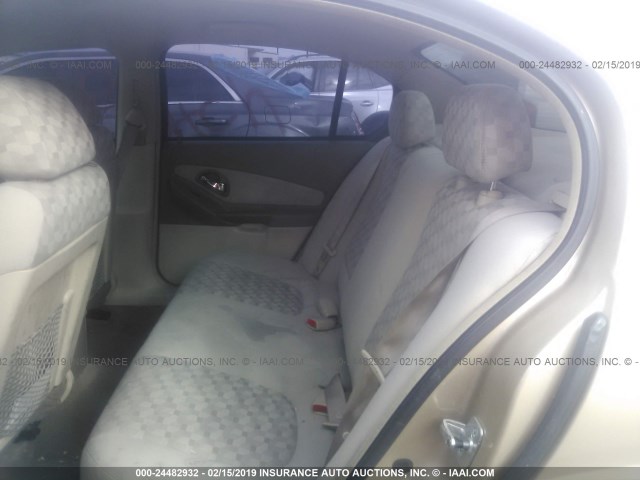 1G1ZT52844F129403 - 2004 CHEVROLET MALIBU LS GOLD photo 8