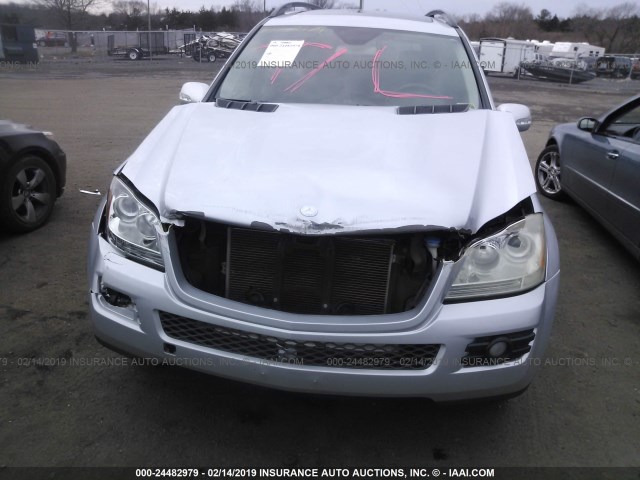 4JGBF71E47A102153 - 2007 MERCEDES-BENZ GL 450 4MATIC SILVER photo 6