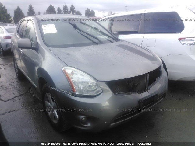 JN8AS5MT7DW522907 - 2013 NISSAN ROGUE S/SV SILVER photo 1