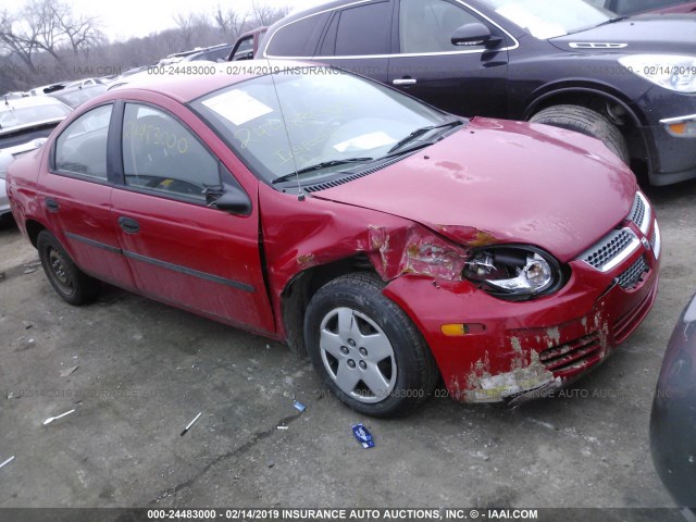 1B3ES26C23D179766 - 2003 DODGE NEON SE RED photo 1