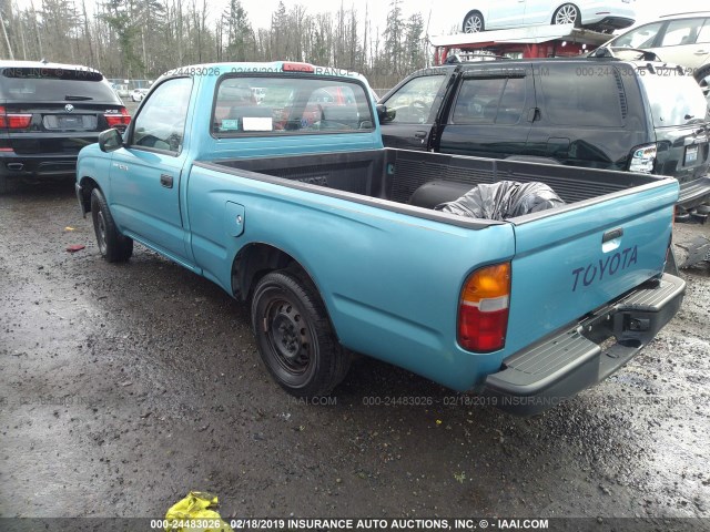 4TANL42N8TZ173855 - 1996 TOYOTA TACOMA Light Blue photo 3