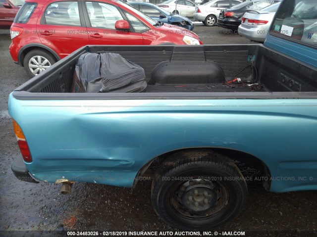 4TANL42N8TZ173855 - 1996 TOYOTA TACOMA Light Blue photo 6