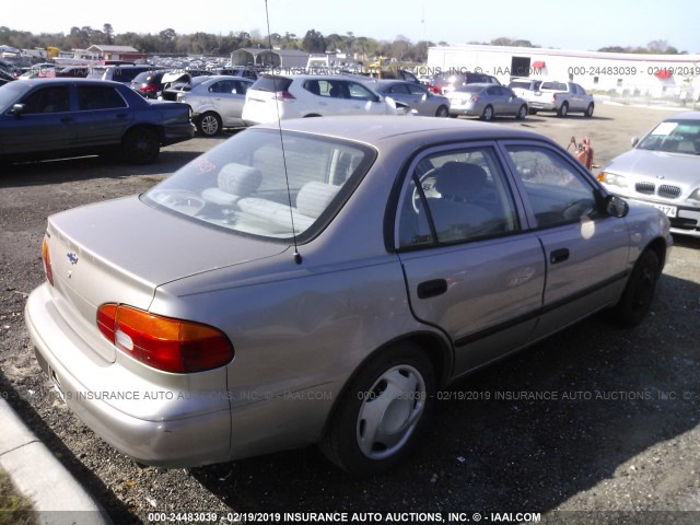 1Y1SK52841Z416323 - 2001 CHEVROLET GEO PRIZM LSI GRAY photo 4