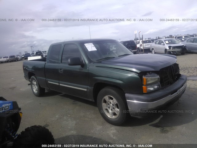 2GCEC19T551170253 - 2005 CHEVROLET SILVERADO C1500 GREEN photo 1