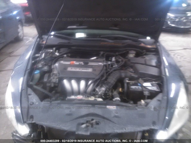 JHMCM56874C025640 - 2004 HONDA ACCORD EX GRAY photo 10