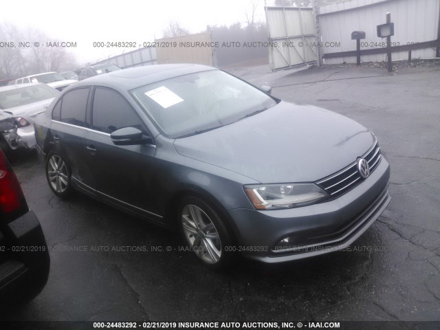 3VWL17AJ9HM378026 - 2017 VOLKSWAGEN JETTA SEL/SEL PREMIUM GRAY photo 1