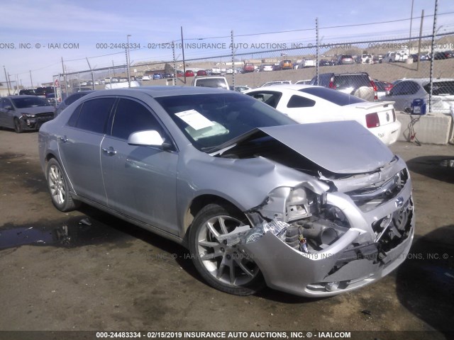 1G1ZE5E08CF378589 - 2012 CHEVROLET MALIBU LTZ SILVER photo 1