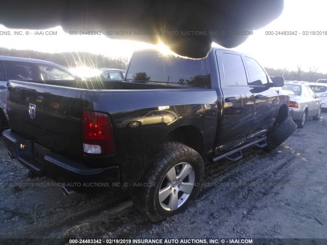 1C6RD7KT4CS195693 - 2012 DODGE RAM 1500 ST BLACK photo 4