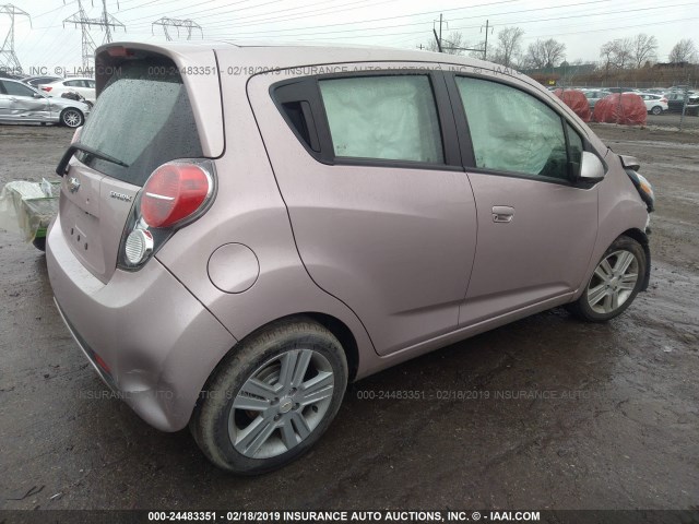 KL8CD6S95DC524449 - 2013 CHEVROLET SPARK 1LT SILVER photo 4