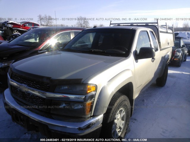 1GCDT196858158357 - 2005 CHEVROLET COLORADO GOLD photo 2