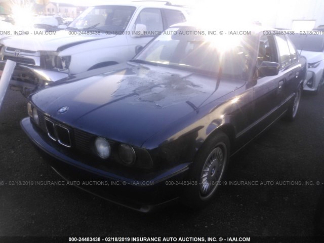 WBSHD91090GD55312 - 1991 BMW M5 BLUE photo 2