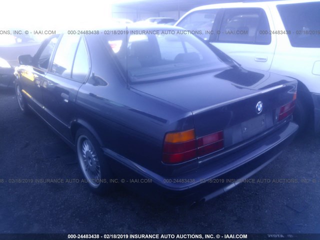 WBSHD91090GD55312 - 1991 BMW M5 BLUE photo 3