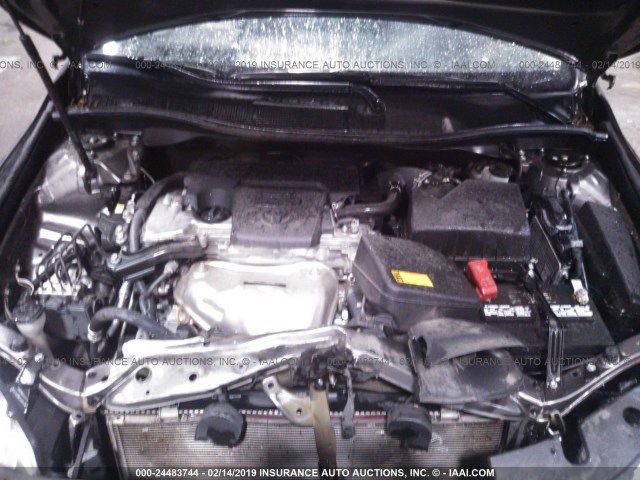 4T4BF1FK9FR467040 - 2015 TOYOTA CAMRY LE/XLE/SE/XSE GRAY photo 10