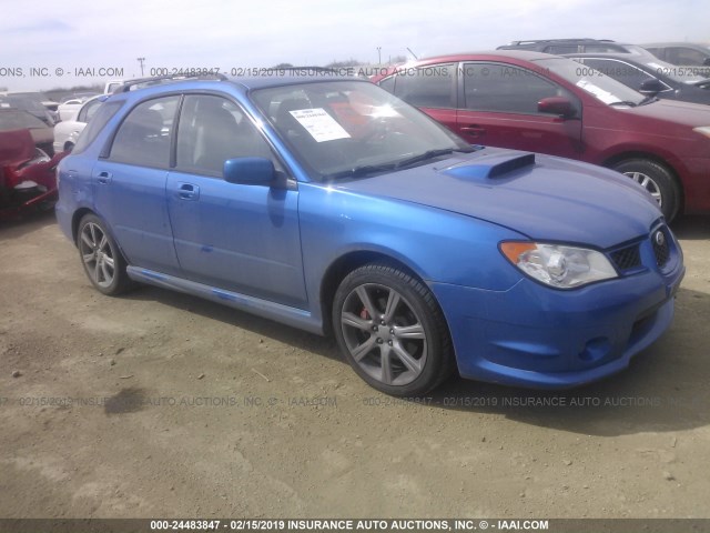 JF1GG74687G815412 - 2007 SUBARU IMPREZA WRX/LIMITED BLUE photo 1