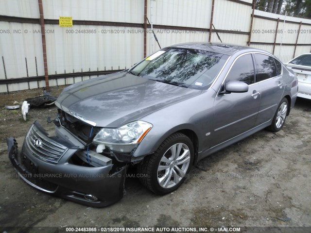 JNKAY01E58M600653 - 2008 INFINITI M35 SPORT SILVER photo 2