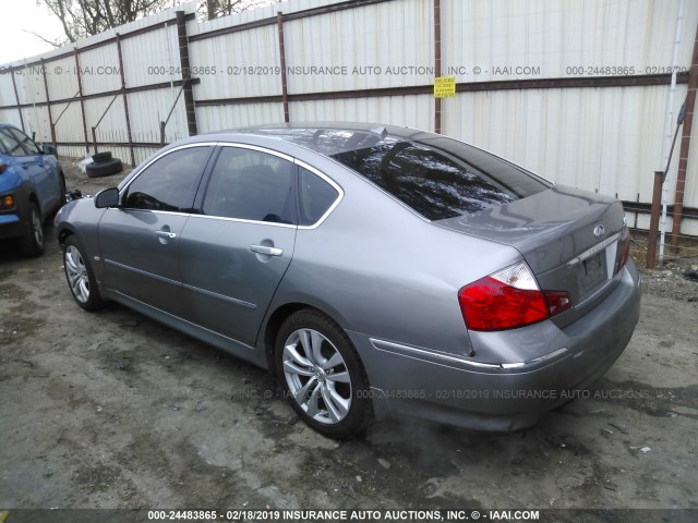 JNKAY01E58M600653 - 2008 INFINITI M35 SPORT SILVER photo 3