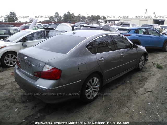 JNKAY01E58M600653 - 2008 INFINITI M35 SPORT SILVER photo 4