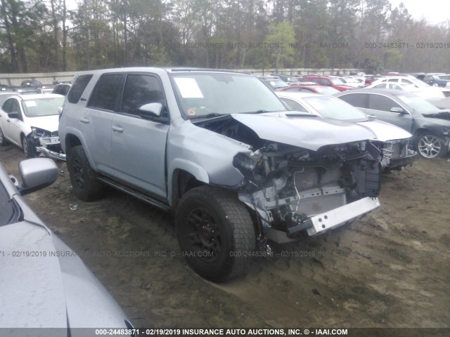 JTEBU5JR4H5409460 - 2017 TOYOTA 4RUNNER SR5 PREM/LTDL/TRAIL/TRD GRAY photo 1