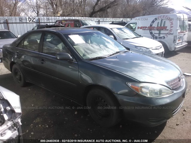 4T1BE32K22U559003 - 2002 TOYOTA CAMRY LE/XLE/SE GREEN photo 1