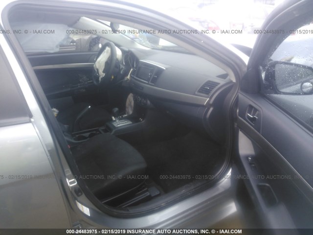 JA32U1FU4EU015970 - 2014 MITSUBISHI LANCER DE GRAY photo 5