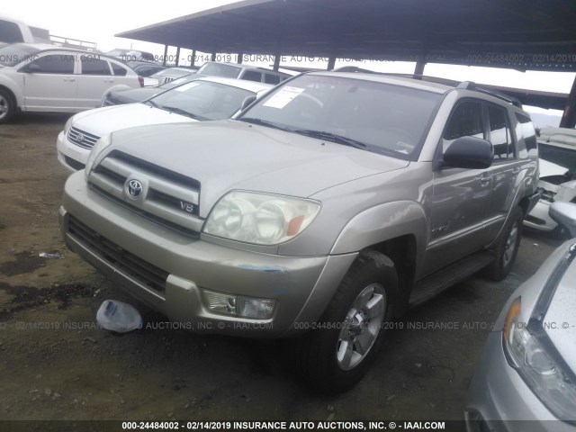 JTEBT14RX40033894 - 2004 TOYOTA 4RUNNER SR5/SPORT TAN photo 2