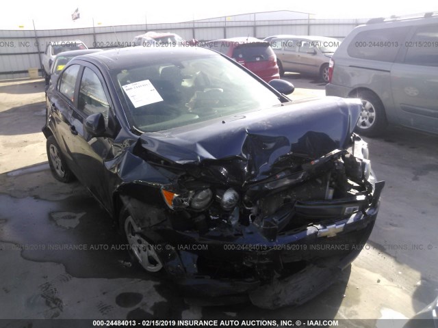 1G1JA5SH1G4109158 - 2016 CHEVROLET SONIC LS BLUE photo 1