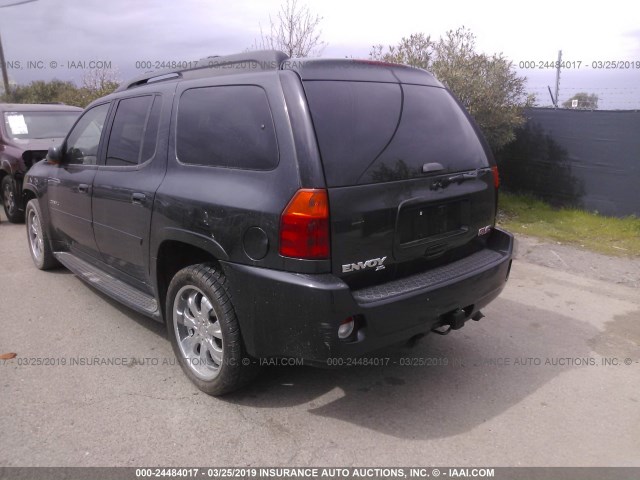 1GKET66M856195557 - 2005 GMC ENVOY DENALI XL GRAY photo 3