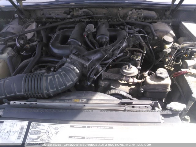 1FMZU63E9YUB04962 - 2000 FORD EXPLORER XLT GRAY photo 10