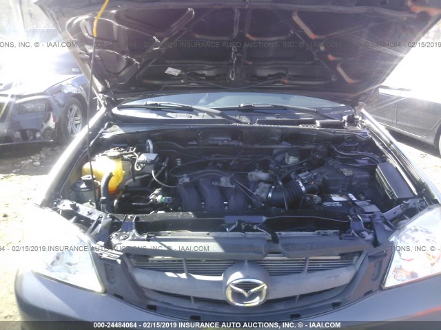 4F2CZ96153KM24340 - 2003 MAZDA TRIBUTE ES SILVER photo 10