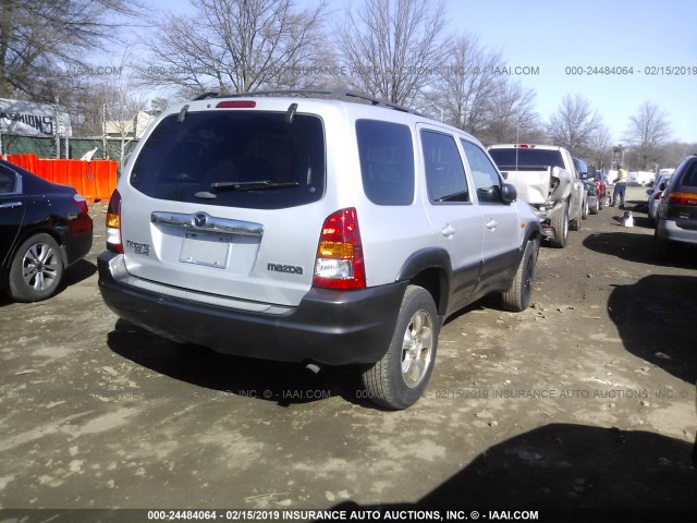 4F2CZ96153KM24340 - 2003 MAZDA TRIBUTE ES SILVER photo 4