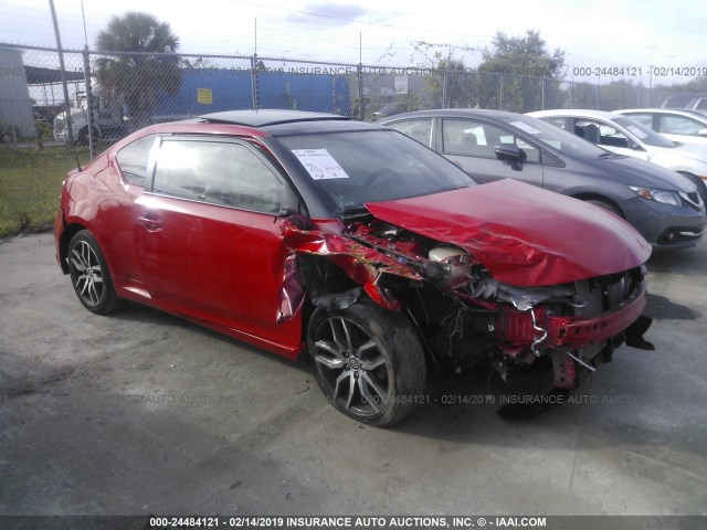 JTKJF5C79GJ021578 - 2016 TOYOTA SCION TC წითელი ფოტო 1