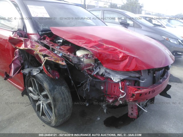 JTKJF5C79GJ021578 - 2016 TOYOTA SCION TC წითელი ფოტო 6