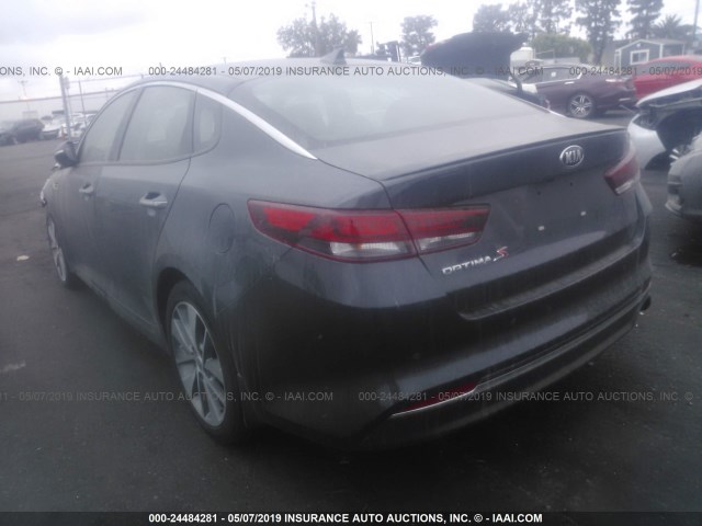 5XXGT4L32JG256403 - 2018 KIA OPTIMA LX/S GRAY photo 3