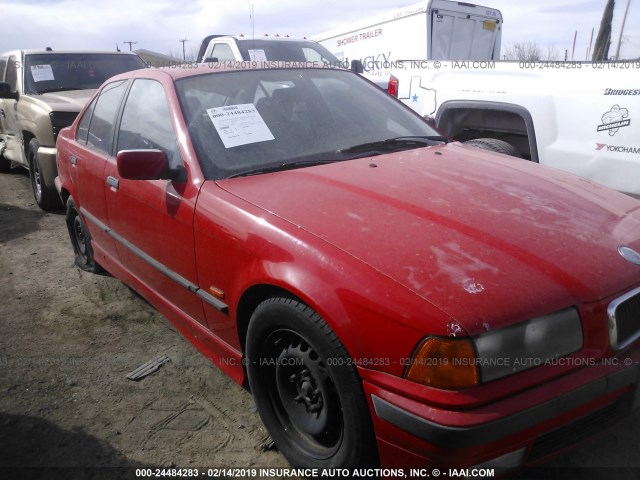 WBACC0325VEK22364 - 1997 BMW 318 I AUTOMATIC RED photo 1