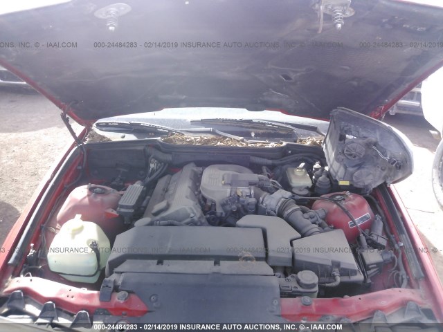 WBACC0325VEK22364 - 1997 BMW 318 I AUTOMATIC RED photo 10