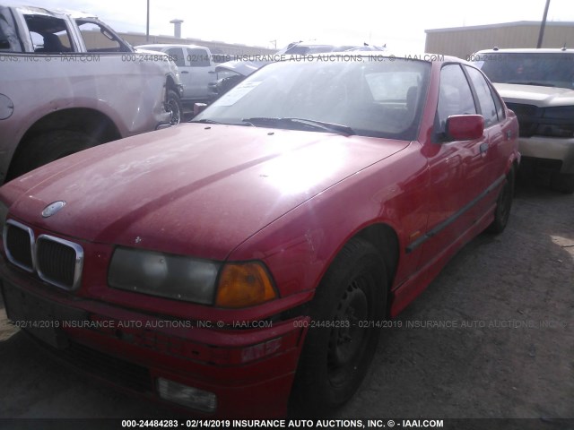 WBACC0325VEK22364 - 1997 BMW 318 I AUTOMATIC RED photo 2