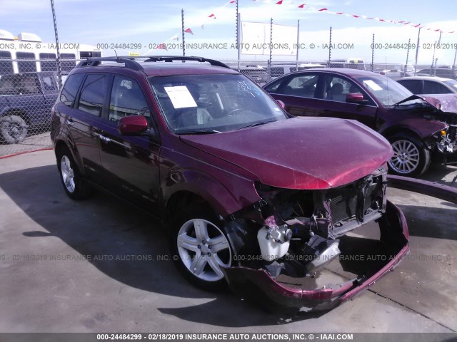 JF2SH64669H783876 - 2009 SUBARU FORESTER 2.5X LIMITED RED photo 1