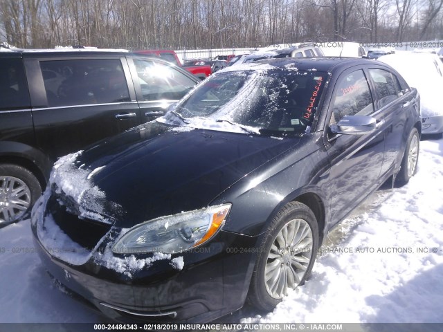 1C3BC2FG0BN518054 - 2011 CHRYSLER 200 LIMITED BLACK photo 2