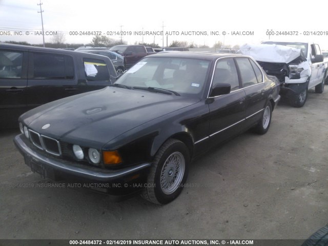 WBAGD432XPDE64603 - 1993 BMW 740 I AUTOMATIC BLACK photo 2