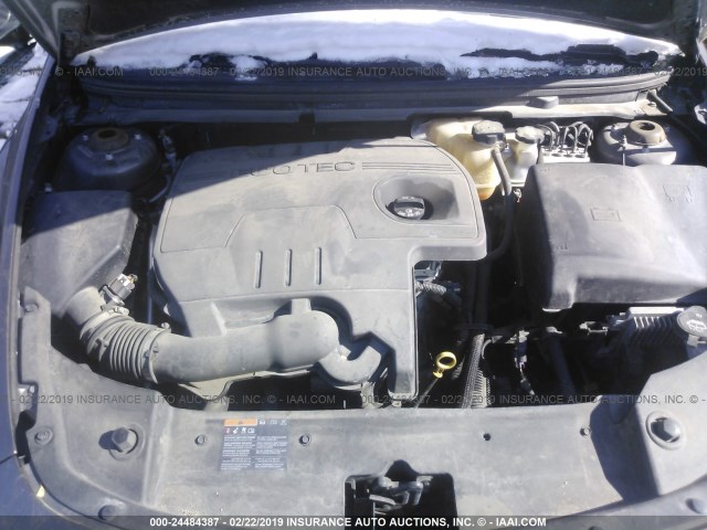 1G1ZC5E00AF293247 - 2010 CHEVROLET MALIBU 1LT 棕色 照片 10