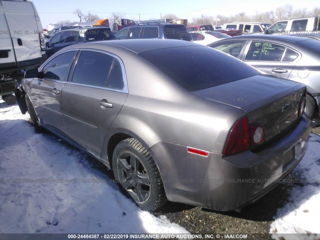 1G1ZC5E00AF293247 - 2010 CHEVROLET MALIBU 1LT 棕色 照片 3