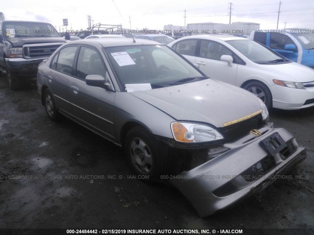 JHMES96653S018713 - 2003 HONDA CIVIC HYBRID GOLD photo 1