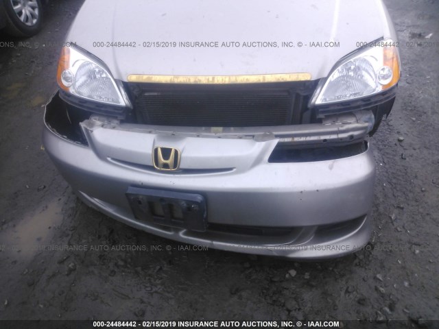 JHMES96653S018713 - 2003 HONDA CIVIC HYBRID GOLD photo 6