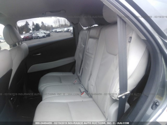 2T2BC1BA4FC006213 - 2015 LEXUS RX 450H GRAY photo 8