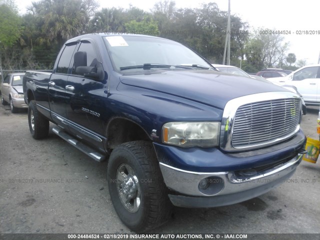 3D7KS28C65G864976 - 2005 DODGE RAM 2500 ST/SLT BLUE photo 1